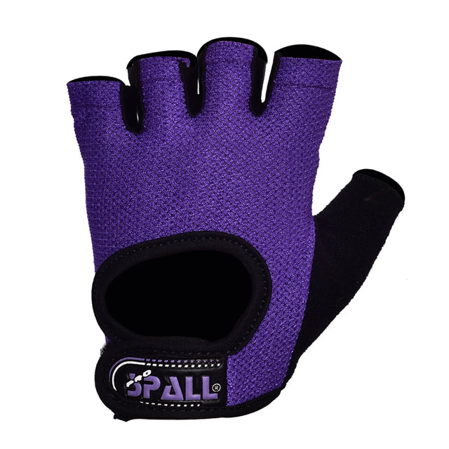 Half Finger Ladies Weight Lifting Gloves For Workout Hanging Pull Ups Cycling Fitness Bodybuilding Weightlifting Training Outdoor Sports Ideal For Women(SI-4082) | Ideal for All Surfaces, Kids & Adult