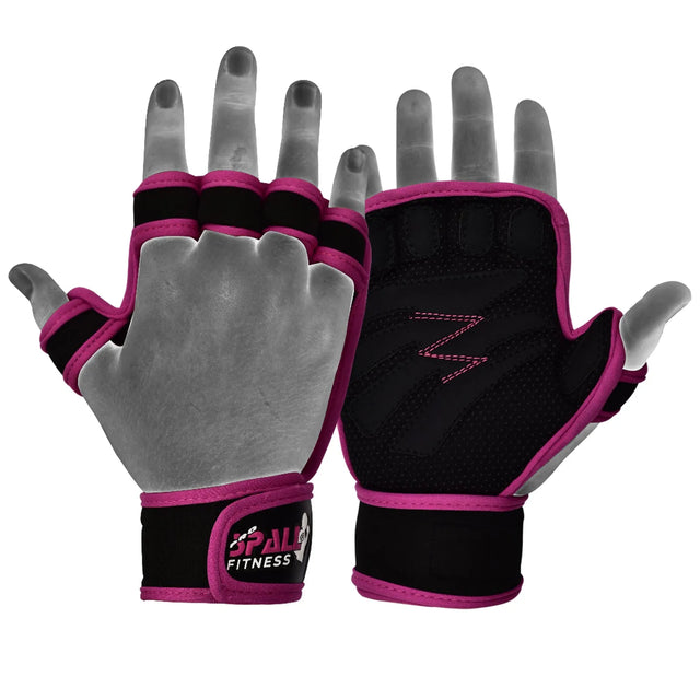 Ladies Weight Lifting Gloves For Fitness Powerlifting Gym Exercise Perfect For Training(SI-4084) | Ideal for All Surfaces, Kids & Adults | Match-Ready | Includes Pump & Needle | Durable & Long-Lasting Performance