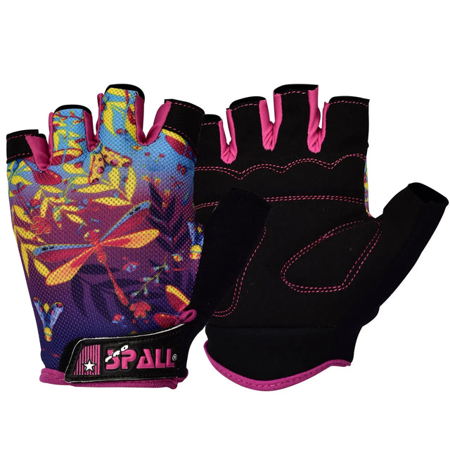 Half Finger Ladies Weight Lifting Gloves For Workout Hanging Pull Ups Cycling Fitness Body Building Weight Lifting Training Outdoor Sports Ideal For Women(SI-4083) | Ideal for All Surfaces, Kids & Adults