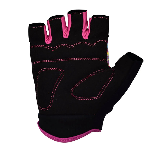 Half Finger Ladies Weight Lifting Gloves For Workout Hanging Pull Ups Cycling Fitness Body Building Weight Lifting Training Outdoor Sports Ideal For Women(SI-4083) | Ideal for All Surfaces, Kids & Adults