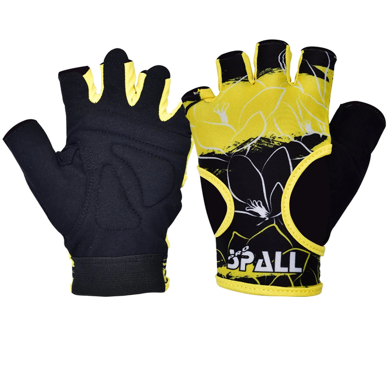Half Finger Ladies Weight Lifting Gloves For Workout Hanging Pull Ups Cycling Fitness Bodybuilding Weightlifting Training Outdoor And Indoor Sports Ideal For Women(SI-4081) | Ideal for All Surfaces