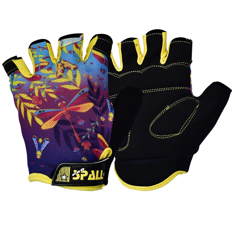 Half Finger Ladies Weight Lifting Gloves For Workout Hanging Pull Ups Cycling Fitness Body Building Weight Lifting Training Outdoor Sports Ideal For Women(SI-4083) | Ideal for All Surfaces, Kids & Adults