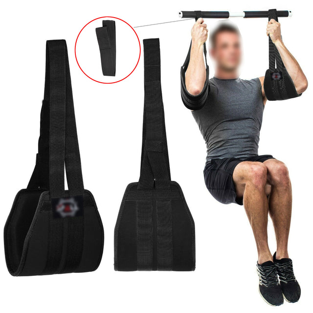 Hanging AB Strap For Pull Up Bar Workout Fitness Muscle Building Arm Support Gym Equipments And Abdominal Exercise Training For Men And Women (SI-4065)