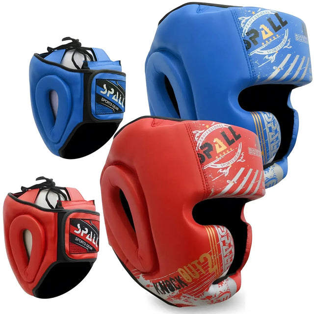 Boxing Head Gear Durable Fielder Premium Sports Accessories For Indoors And Outdoors For Sparring Grappling Martial Arts Kickboxing Taekwondo Karate(SI-1129) | Ideal for All Surfaces, Kids & Adults