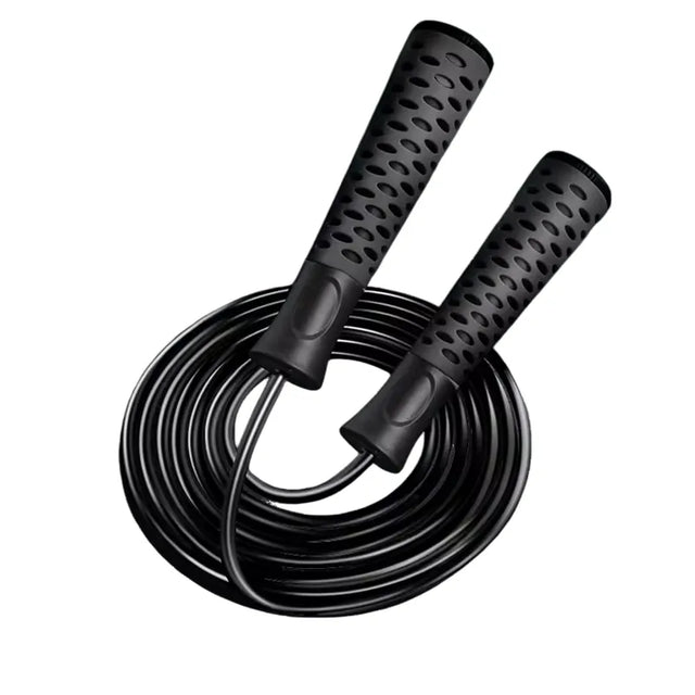 Adjustable Speed Heavy Weighted Steel Wire Exercise Skipping Jump Rope|Heavy Skipping Rope PVC Weighted Speed Exercise Jump Rope Breathing Handle 360 Degree rotation | Ideal for All Surfaces, Kids & Adults