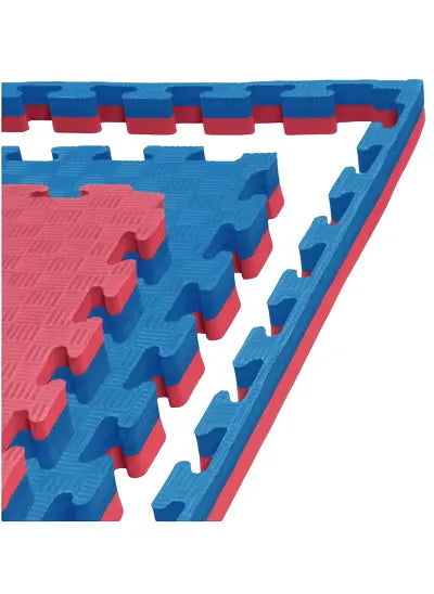 Exercise Mat for Tumbling, MMA, Martial Arts, Gymnastics, Judo, Stretching, Core Workouts 4cmX100cmX100cm | Ideal for All Surfaces, Kids & Adults | Match-Ready | Includes Pump & Needle | Durable & Long-Lasting