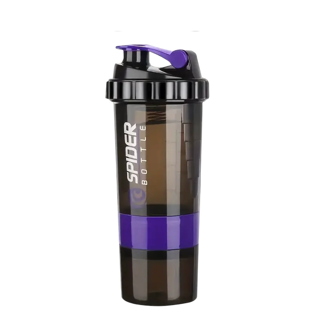 Plastic Protein Powder Shaker Cup, Portable And Leak-Proof Water Bottle with a Mixing Spring, Suitable for Gym Workouts, Outdoor Fitness, And Christmas Gifts | Ideal for All Surfaces, Kids & Adults