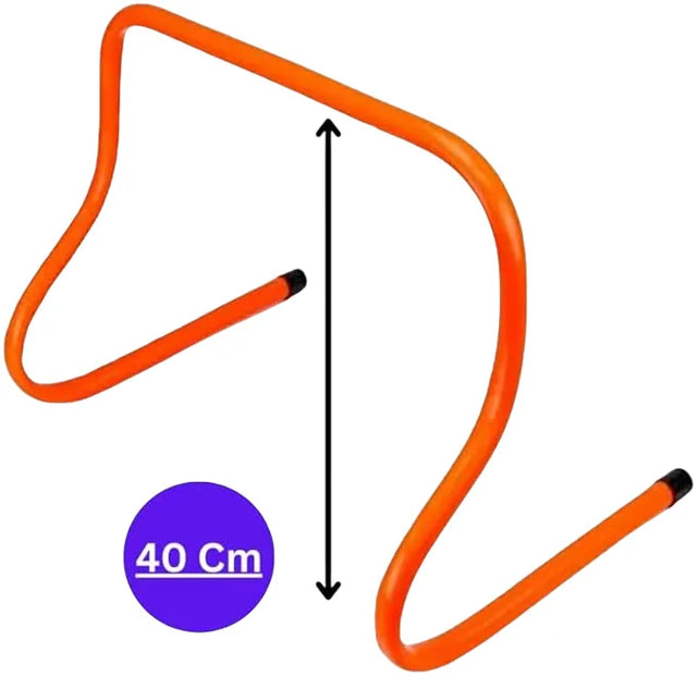 Agility Hurdles For Speed Training Athletes 15cm to 50cm Pack Speed And Agility Training Equipment For Soccer Basketball Football | Ideal for All Surfaces, Kids & Adults | Match-Ready