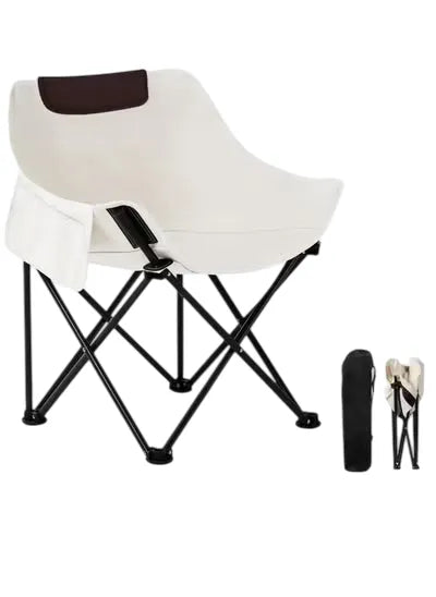 Chairs Lawn Chairs Portable Chair Support, Foldable Chair Sets up in 4 Seconds, Backpacking Chair with Caring Bags, | Ideal for All Surfaces, Kids & Adults | Match-Ready | Includes Pump & Needle