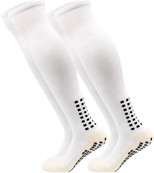 Unisex Adult Grip Soccer Socks for Men Knee soccer socks | Ideal for All Surfaces, Kids & Adults | Match-Ready | Includes Pump & Needle | Durable & Long-Lasting Performance