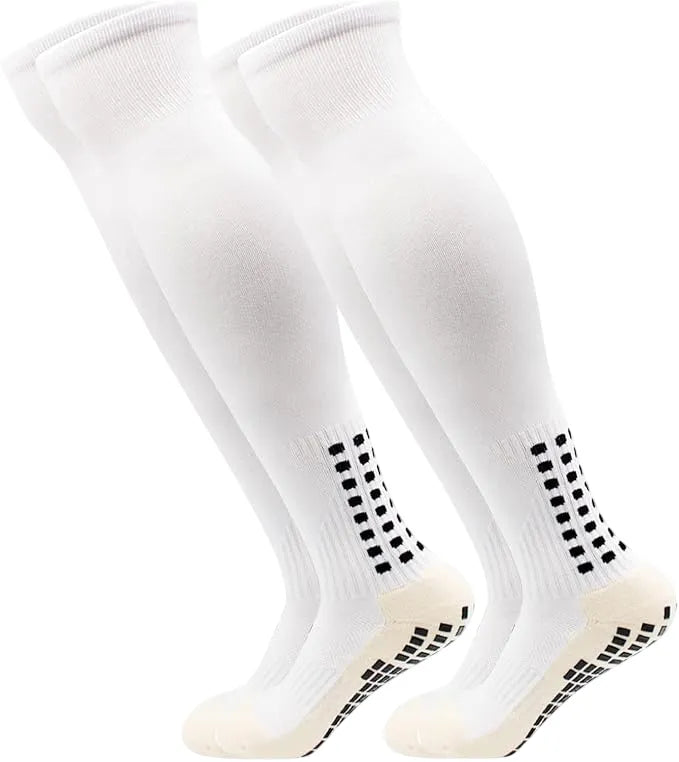 Unisex Adult Grip Soccer Socks for Men Knee soccer socks | Ideal for All Surfaces, Kids & Adults | Match-Ready | Includes Pump & Needle | Durable & Long-Lasting Performance