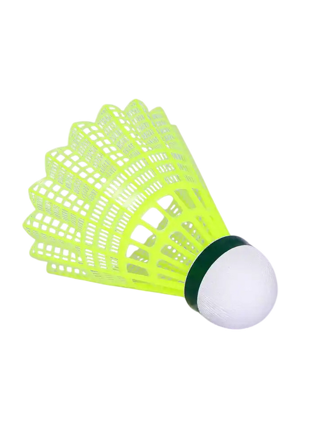 6-Piece Badminton Shuttlecocks (S-168) | Ideal for All Surfaces, Kids & Adults | Match-Ready | Includes Pump & Needle | Durable & Long-Lasting Performance