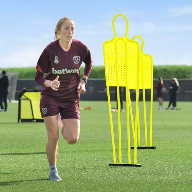 Free-Kick Training Mannequins ? Professional Soccer Practice Equipment | Ideal for All Surfaces, Kids & Adults | Match-Ready | Includes Pump & Needle | Durable & Long-Lasting Performance