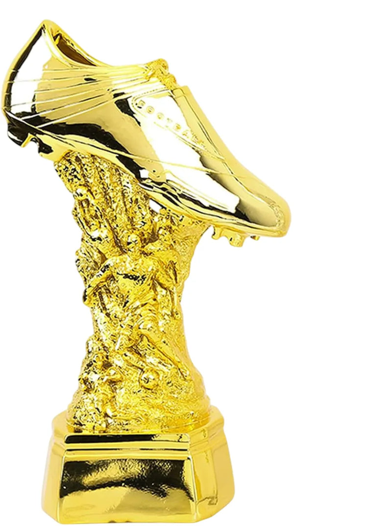 Golden Boot Trophy ? European Creative Football Competition Award, School & Club Souvenir Resin Trophy | Ideal for All Surfaces, Kids & Adults | Match-Ready | Includes Pump & Needle