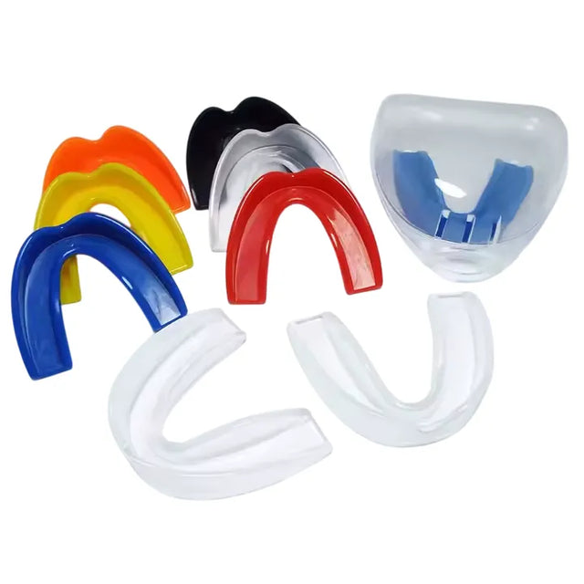 Mouthguards with Case,for Youth & Adult Sport Mouth Guards Mouthguard Gum Guard, Mouthguard Slim Fit for Boxing, Basketball, Hockey, Soccer | Ideal for All Surfaces, Kids & Adults | Match-Ready