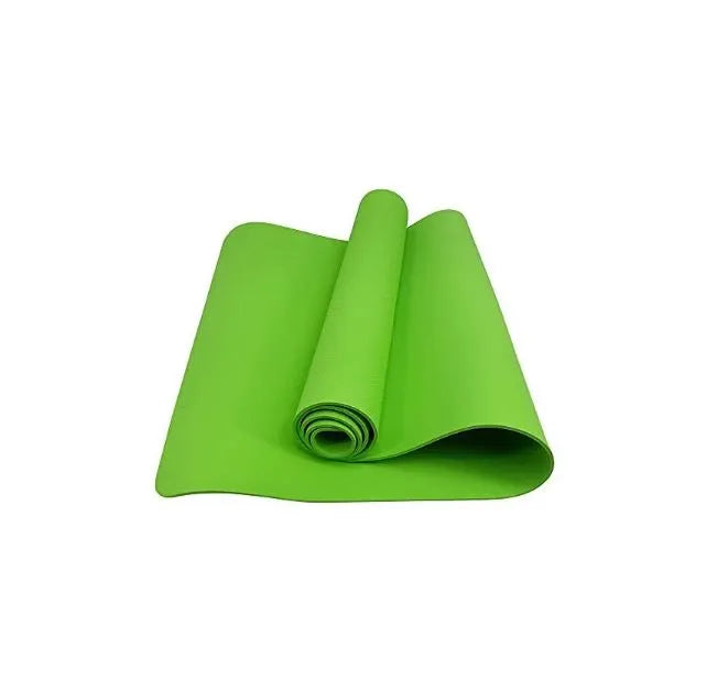 Yoga Mat Height 175cm Width 61cm Depth 4mm Green Pink Tea/Pink Professional Waterproof Ideal For Fitness Home Gym Lightweight Workouts Both Men And Women | Ideal for All Surfaces, Kids & Adults