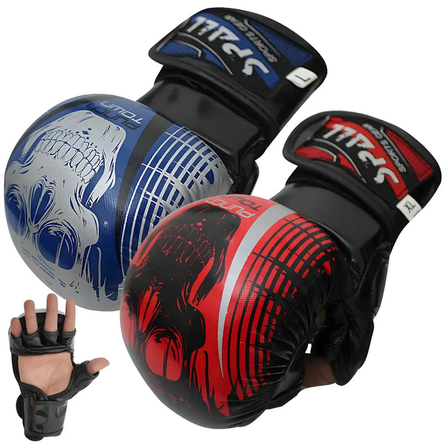 MMA Gloves Grappling Training Kickboxing Fight (SI-1198) | Ideal for All Surfaces, Kids & Adults | Match-Ready | Includes Pump & Needle | Durable & Long-Lasting Performance
