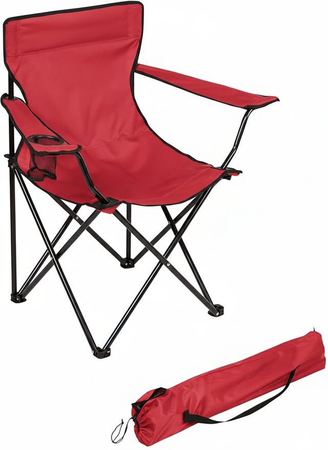 Spall Folding Camping Chair Portable Outdoor Chair for Camping Fishing Beach and Picnic with Cup Holder
