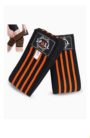 Spall Fitness Knee Wraps Compression Elasticity Weightlifting Squat Fitness For Gym Workout Cross Training For Men And Women | Ideal for All Surfaces, Kids & Adults | Match-Ready | Includes Pump & Needle