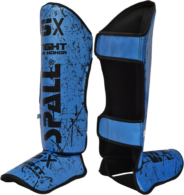 Shin In Step Guards S M L XL White Black Green Blue Red F.Green Orange For Martial Arts Muay Thai Sparring Kickboxing Taekwondo Karate And Boxing Gear(SI-1380) | Ideal for All Surfaces, Kids & Adults