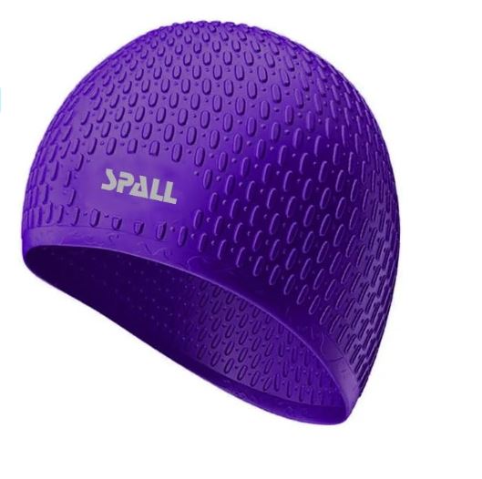 Swimming Cap Comfortable Rubber Swim Bubble Cap Waterproof High Elastic For Long Short And Curly Hair Curly Braids Silicone Shower Hat Keep Hairstyle | Ideal for All Surfaces, Kids & Adults | Match-Ready