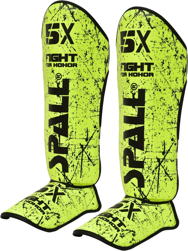 Shin In Step Guards S M L XL White Black Green Blue Red F.Green Orange For Martial Arts Muay Thai Sparring Kickboxing Taekwondo Karate And Boxing Gear(SI-1380) | Ideal for All Surfaces, Kids & Adults