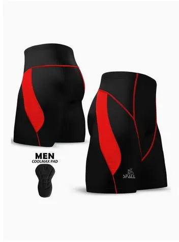 Spall Men's Cycling Shorts Summer Quick Dry Padded Bike Shorts | Ideal for All Surfaces, Kids & Adults | Match-Ready | Includes Pump & Needle | Durable & Long-Lasting Performance