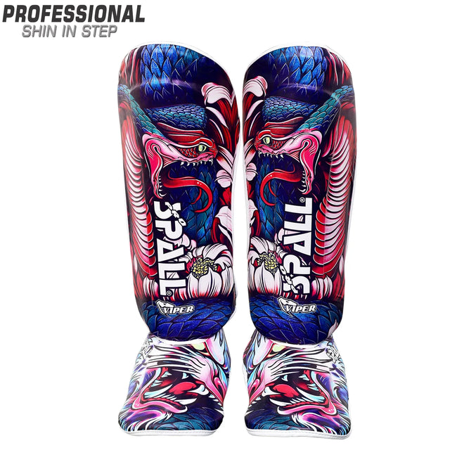 Shin Instep Guards Multi For Martial Arts Karate Judo Sparring Kickboxing Boxing BJJ Training Equipment For Men And Women(SI-1354) | Ideal for All Surfaces, Kids & Adults | Match-Ready | Includes Pump