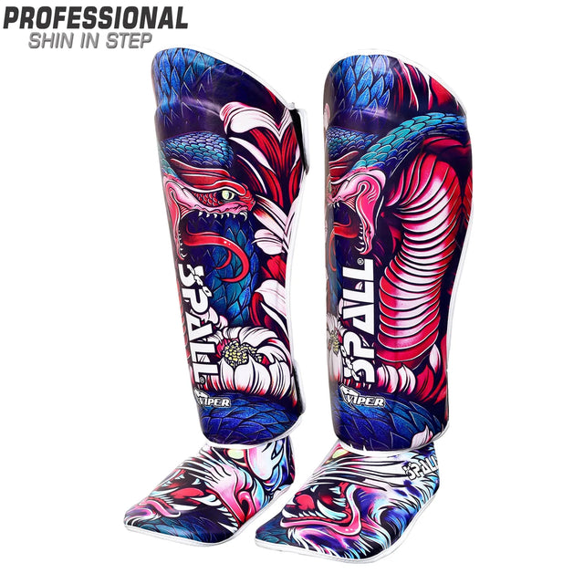 Shin Instep Guards Multi For Martial Arts Karate Judo Sparring Kickboxing Boxing BJJ Training Equipment For Men And Women(SI-1354) | Ideal for All Surfaces, Kids & Adults | Match-Ready | Includes Pump