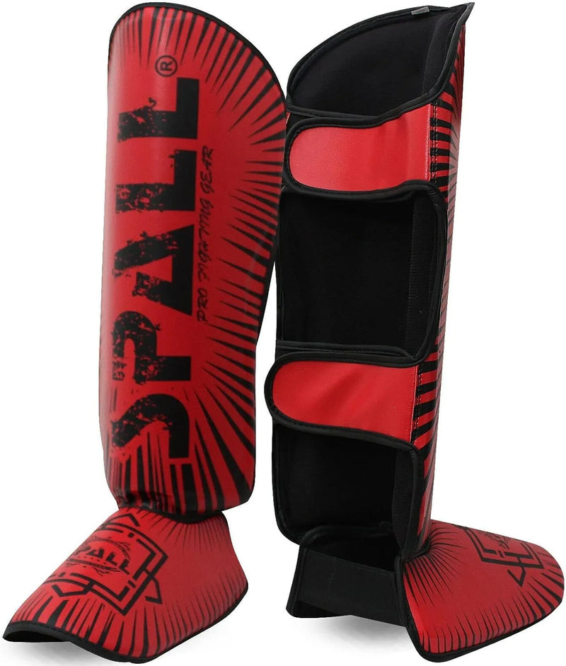 Shin In Step Guard XS S M L XL White Red Green F.Yellow Orange Black For Martial Arts Sparring Kickboxing Karate Boxing Gear And Training For Men And Women(SI-1141) | Ideal for All Surfaces, Kids & Adults
