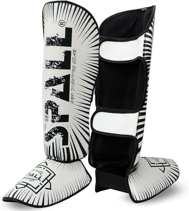 Shin In Step Guard XS S M L XL White Red Green F.Yellow Orange Black For Martial Arts Sparring Kickboxing Karate Boxing Gear And Training For Men And Women(SI-1141) | Ideal for All Surfaces, Kids & Adults