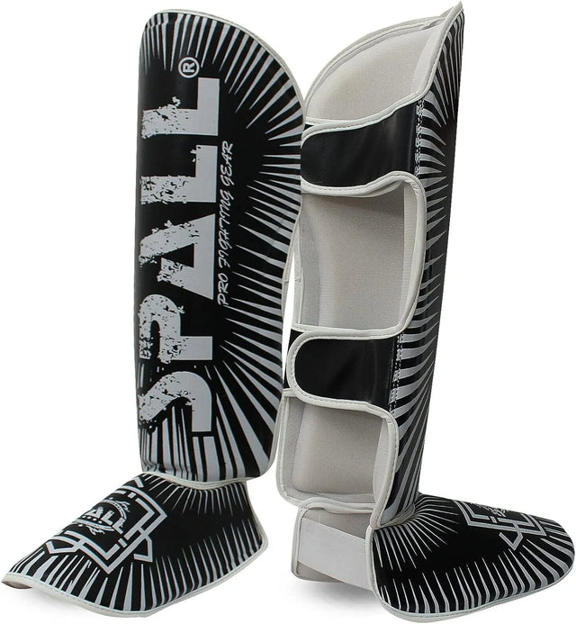 Shin In Step Guard XS S M L XL White Red Green F.Yellow Orange Black For Martial Arts Sparring Kickboxing Karate Boxing Gear And Training For Men And Women(SI-1141) | Ideal for All Surfaces, Kids & Adults