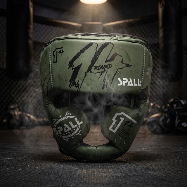 Spall Premium Boxing Head Guard Round 14 Protective Headgear Adjustable Training Head Protector for Boxing Kickboxing MMA Muay Thai Sparring Combat Sports Shock Absorption
