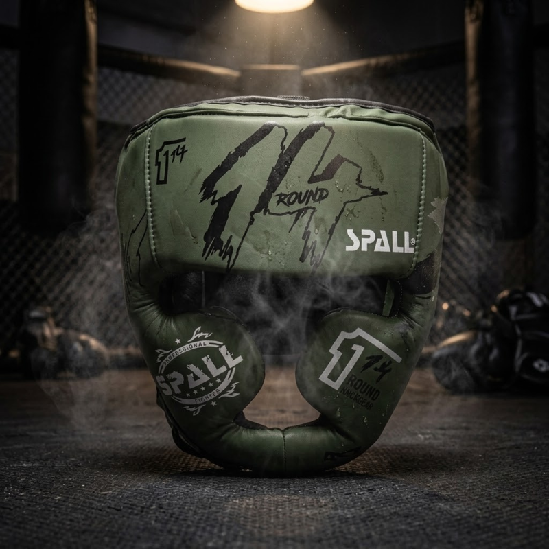 Spall Premium Boxing Head Guard Round 14 Protective Headgear Adjustable Training Head Protector for Boxing Kickboxing MMA Muay Thai Sparring Combat Sports Shock Absorption