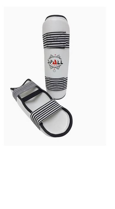 Shin Guards for Taekwondo Martial Arts MMA Foot Protective Gear Protector Sparring(SI-1134) | Ideal for All Surfaces, Kids & Adults | Match-Ready | Includes Pump & Needle | Durable & Long-Lasting Performance