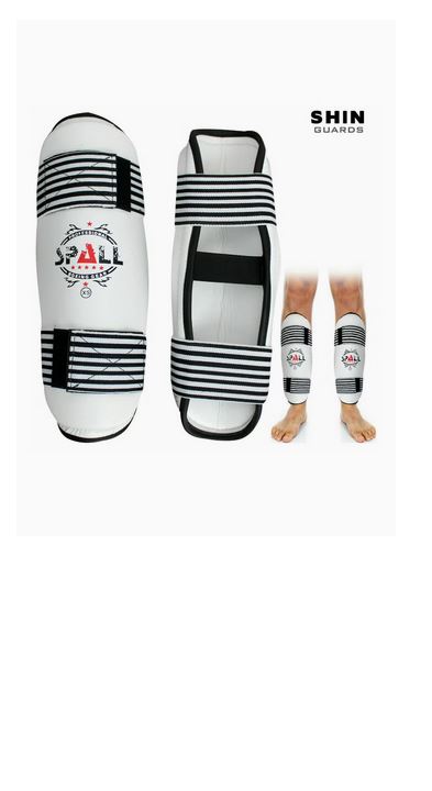 Shin Guards for Taekwondo Martial Arts MMA Foot Protective Gear Protector Sparring(SI-1134) | Ideal for All Surfaces, Kids & Adults | Match-Ready | Includes Pump & Needle | Durable & Long-Lasting Performance