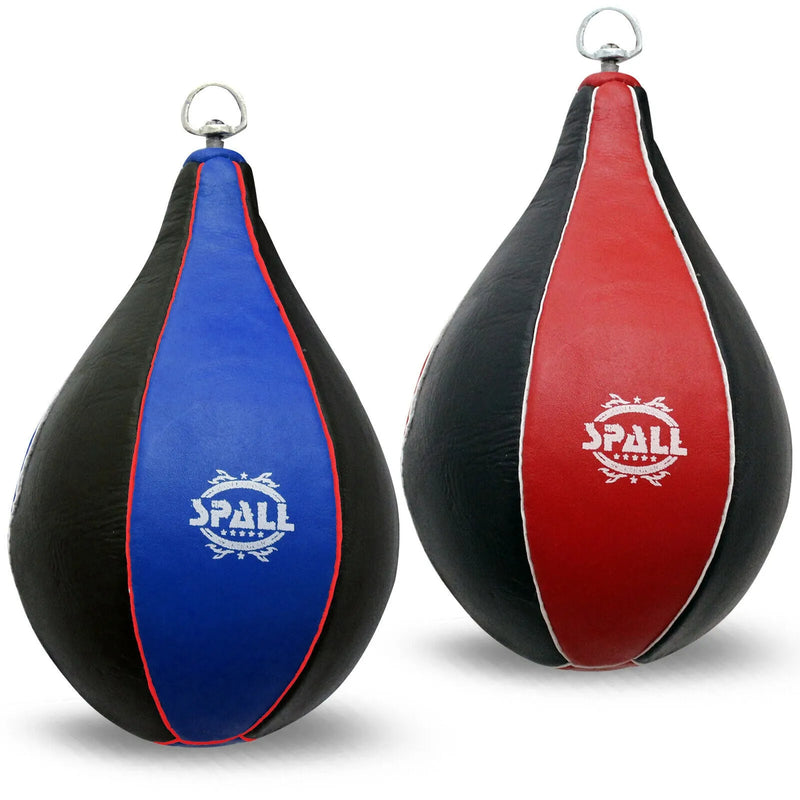 Speed Ball Boxing Leather MMA Muay Thai Training Punching Bag | Ideal for All Surfaces, Kids & Adults | Match-Ready | Includes Pump & Needle | Durable & Long-Lasting Performance