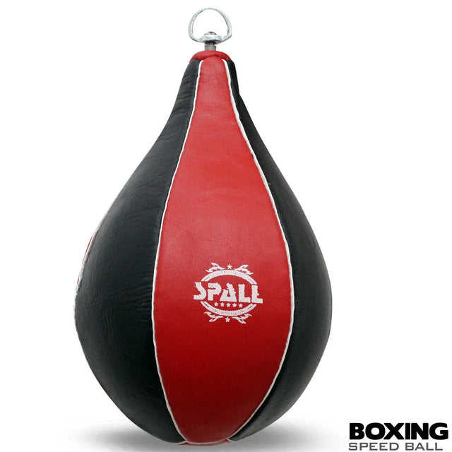 Speed Ball Boxing Leather MMA Muay Thai Training Punching Bag | Ideal for All Surfaces, Kids & Adults | Match-Ready | Includes Pump & Needle | Durable & Long-Lasting Performance