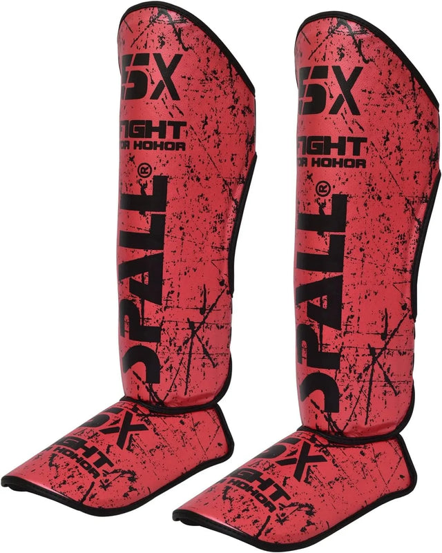 Shin In Step Guards S M L XL White Black Green Blue Red F.Green Orange For Martial Arts Muay Thai Sparring Kickboxing Taekwondo Karate And Boxing Gear(SI-1380) | Ideal for All Surfaces, Kids & Adults