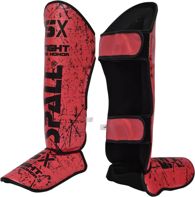 Shin In Step Guards S M L XL White Black Green Blue Red F.Green Orange For Martial Arts Muay Thai Sparring Kickboxing Taekwondo Karate And Boxing Gear(SI-1380) | Ideal for All Surfaces, Kids & Adults