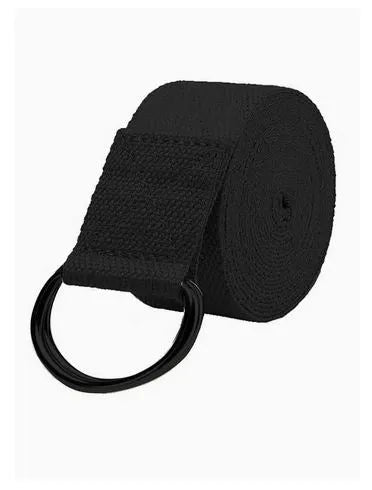 Spall Yoga Strap Stretch Band With Adjustable Metal D Ring Buckle Loop Exercise And Fitness Stitching For Yoga Pilates Physical Therapy Dance Gym Workouts | Ideal for All Surfaces, Kids & Adults