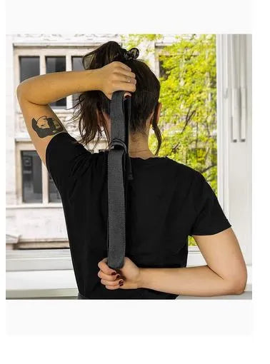 Spall Yoga Strap Stretch Band With Adjustable Metal D Ring Buckle Loop Exercise And Fitness Stitching For Yoga Pilates Physical Therapy Dance Gym Workouts | Ideal for All Surfaces, Kids & Adults