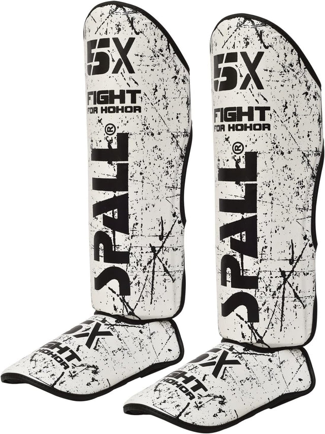 Shin In Step Guards S M L XL White Black Green Blue Red F.Green Orange For Martial Arts Muay Thai Sparring Kickboxing Taekwondo Karate And Boxing Gear(SI-1380) | Ideal for All Surfaces, Kids & Adults