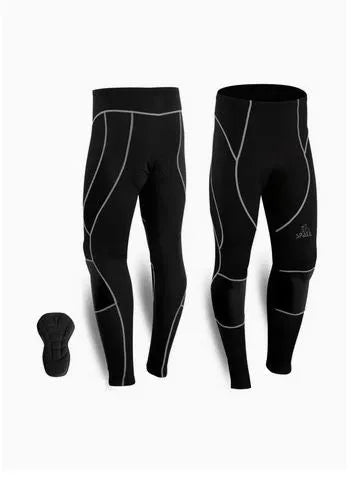 Spall Men's Cycling Tights Cool max Compression Padded Bicycle Bike Legging Trouser Pant | Ideal for All Surfaces, Kids & Adults | Match-Ready | Includes Pump & Needle | Durable & Long-Lasting Performance