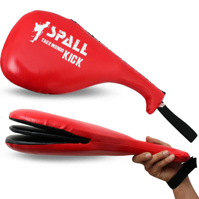 Taekwondo Hand Racket Strike Floppy Pad Kick Target Karate Kickboxing Paddle MMA | Ideal for All Surfaces, Kids & Adults | Match-Ready | Includes Pump & Needle | Durable & Long-Lasting Performance