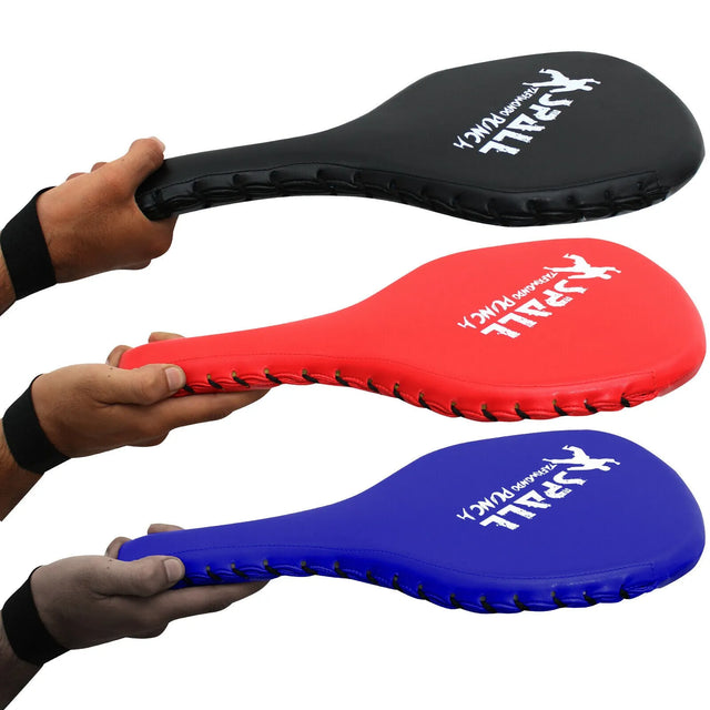 Taekwondo Hand Racket Strike Floppy Pad Kick Target Karate Kickboxing Paddle MMA | Ideal for All Surfaces, Kids & Adults | Match-Ready | Includes Pump & Needle | Durable & Long-Lasting Performance