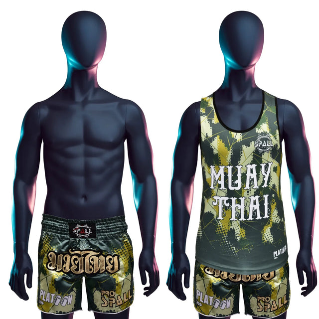 Men's Gym Tank Tops Workout Muscle Tee Training Bodybuilding Fitness Sleeveless Muay Thai Sport Boxing Workout Tank Top Gloves Boxer Fan Gift Tank Top(SI-3252) | Ideal for All Surfaces, Kids & Adults