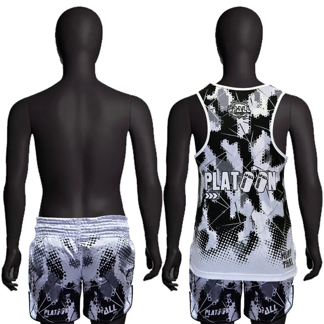 Men's Gym Tank Tops Workout Muscle Tee Training Bodybuilding Fitness Sleeveless Muay Thai Sport Boxing Workout Tank Top Gloves Boxer Fan Gift Tank Top(SI-3252) | Ideal for All Surfaces, Kids & Adults