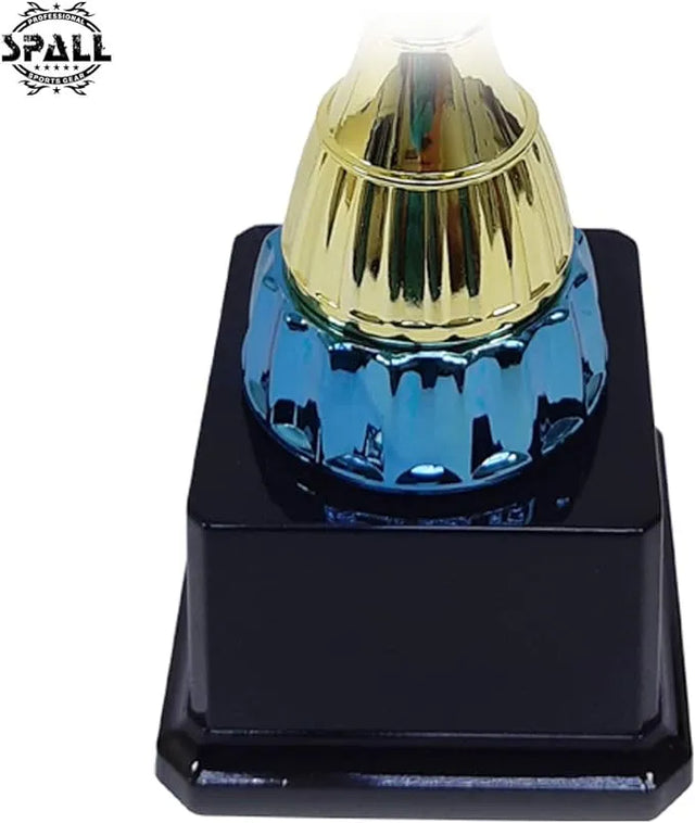 Trophy Height 23 cm Width 13 cm Depth 8.5 cm Gold/Blue For Appreciation Gift Olympic Academy Award Ceremony Part Celebrations School Award Sports Tournaments Competitions | Ideal for All Surfaces