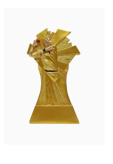 Trophy With Resin Decoration Electroplating Ornament | Ideal for All Surfaces, Kids & Adults | Match-Ready | Includes Pump & Needle | Durable & Long-Lasting Performance